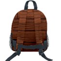 Seamless Wooden Planks Brown Wooden Background Kids  Age 5-10 Lightweight School Backpack with Side Pockets View2