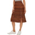 Seamless Wooden Planks Brown Wooden Background Midi Panel Skirt View2