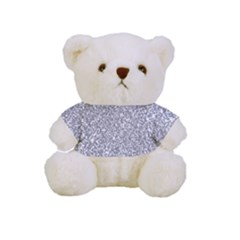 Silver Glitter Texture, Light Creative Background Full Print Tee For Cuddly Teddy Bear