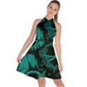 Skulls Sleeveless Halter Neck A-Line Dress View1