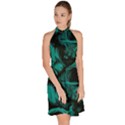 Skulls Sleeveless Halter Neck A-Line Dress View3