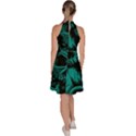 Skulls Sleeveless Halter Neck A-Line Dress View4