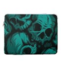 Skulls 15  Vertical Laptop Sleeve Case With Pocket View1