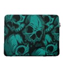 Skulls 15  Vertical Laptop Sleeve Case With Pocket View2