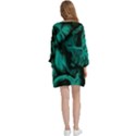 Skulls Open Front 3/4 Sleeve Batwing Chiffon Cardigan Kimono View4