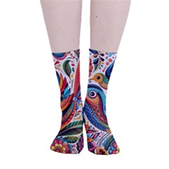 Madhubani Art A Smooth Crew Length Tube Socks