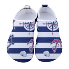 Seamless Marine Pattern Kids  Sock-style Water Shoes