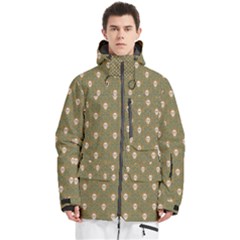 Camping Is Fun! Men s Multi Pockets Zip Ski And Snowboard Waterproof Breathable Jacket