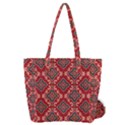 Illustrations Ajrak Abstract Design Pattern Everyday Shoulder Bag with Pouch Bag View2