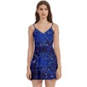 Star Universe Space Starry Sky Body Wrap Sleeveless V-Neck Mini Dress View1