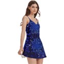 Star Universe Space Starry Sky Body Wrap Sleeveless V-Neck Mini Dress View3