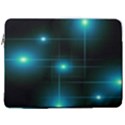 Light Shining Lighting Blue Night 17  Vertical Laptop Sleeve Case With Pocket View1