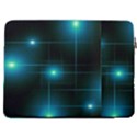 Light Shining Lighting Blue Night 17  Vertical Laptop Sleeve Case With Pocket View2