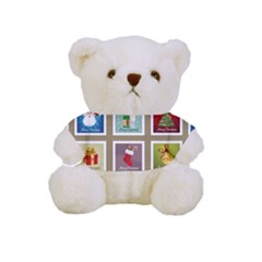 Christmas Stamp Pattern Full Print Cuddly Teddy Bear