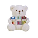 Christmas Stamp Pattern Full Print Cuddly Teddy Bear View1