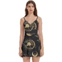 Star Colorful Christmas Abstract Body Wrap Sleeveless V-Neck Mini Dress View1