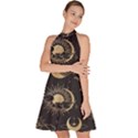 Star Colorful Christmas Abstract Sleeveless Halter Neck A-Line Dress View2