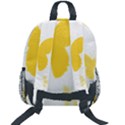 Yellow Butterfly Animals Fly Kids  Age 5-10 Lightweight School Backpack with Side Pockets View2