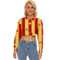 Autumn Fall Leaves Vertical Lightweight Long Sleeve Sweatshirt View1