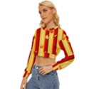 Autumn Fall Leaves Vertical Lightweight Long Sleeve Sweatshirt View2