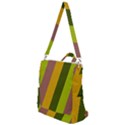 Autmn Stripes Colors Geometric Print Design Crossbody Backpack View1