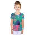 Planet Psychedelic Art Psicodelia Kids  One Piece T-Shirt View1