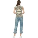 Seamless Pattern With Flower Birds Women s Raglan Cap Sleeve T-Shirt View2