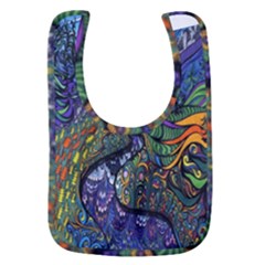 Psychedelic Digital Art Artwork Landscape Colorful Baby Bib