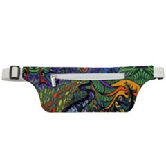 Psychedelic Digital Art Artwork Landscape Colorful Active Waist Bag