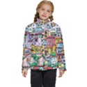 Menton Old Town France Kids  Puffer Bubble Jacket Coat View1