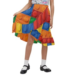 Lego, Constructor Kids  Ruffle Flared Wrap Midi Skirt