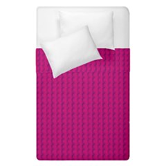 Purple Lego Texture Macro, Purple Dots Background Duvet Cover Double Side (single Size)