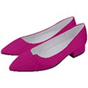 Purple Lego Texture Macro, Purple Dots Background Women s Block Heels  View2
