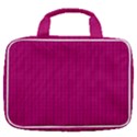 Purple Lego Texture Macro, Purple Dots Background Travel Toiletry Bag With Hanging Hook View2