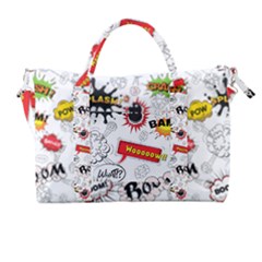 Pattern Seamless Texture Cartoon Carry-on Travel Shoulder Bag