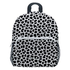 Marble Cracked Pattern Surface Kids  Age 5-10 Lightweight School Backpack With Side Pockets