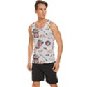 Coffee Mania Caffeine Men s Wide Collar Tank Top View2