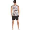 Coffee Mania Caffeine Men s Wide Collar Tank Top View4