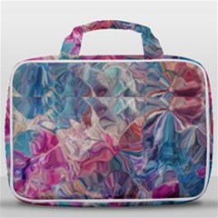 Blue Blend Travel Toiletry Bag With Hanging Hook