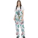 Leaf seamless pattern  Women s Front Zip Ski And Snowboard Bib Pants View1