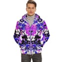 floral abstract Men s Hooded Quilted Jacket View1