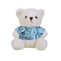 Blue Digits Background, Artwork, Numbers Full Print Cuddly Teddy Bear View1