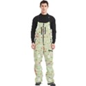 Christmas Pattern, Christmas Tree, Santa Men s Front Zip Ski And Snowboard Bib Pants View1
