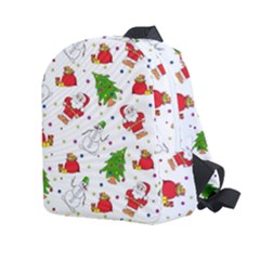 Christmas Pattern, Pattern, Christmas, Trees, Santa Kids  Age 2-4 Lightweight Preschool Backpack