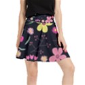 Foliage Pattern, Adorable Beautiful Waistband Skirt View1