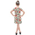 Love Abstract Background Love Textures Kids  Cross Web Dress View2