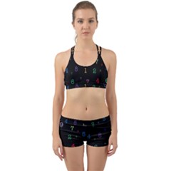 Numbers, Math, Keyboard Back Web Gym Set