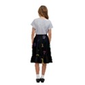 Numbers, Math, Keyboard Kids  Ruffle Flared Wrap Midi Skirt View4