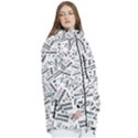 Embrace The Magic Inspirational Phrase Pattern Women s Multi Pockets Zip Ski and Snowboard Waterproof Breathable Jacket View3
