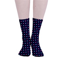 Pattern Dots Wallpaper Seamless Smooth Crew Length Tube Socks